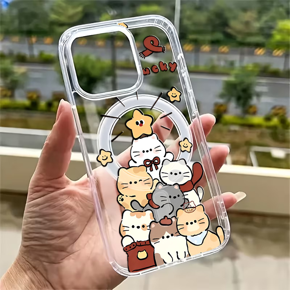 Cartoon Polka Dots Phone Case  - Phone Cases With Magsafe review and price