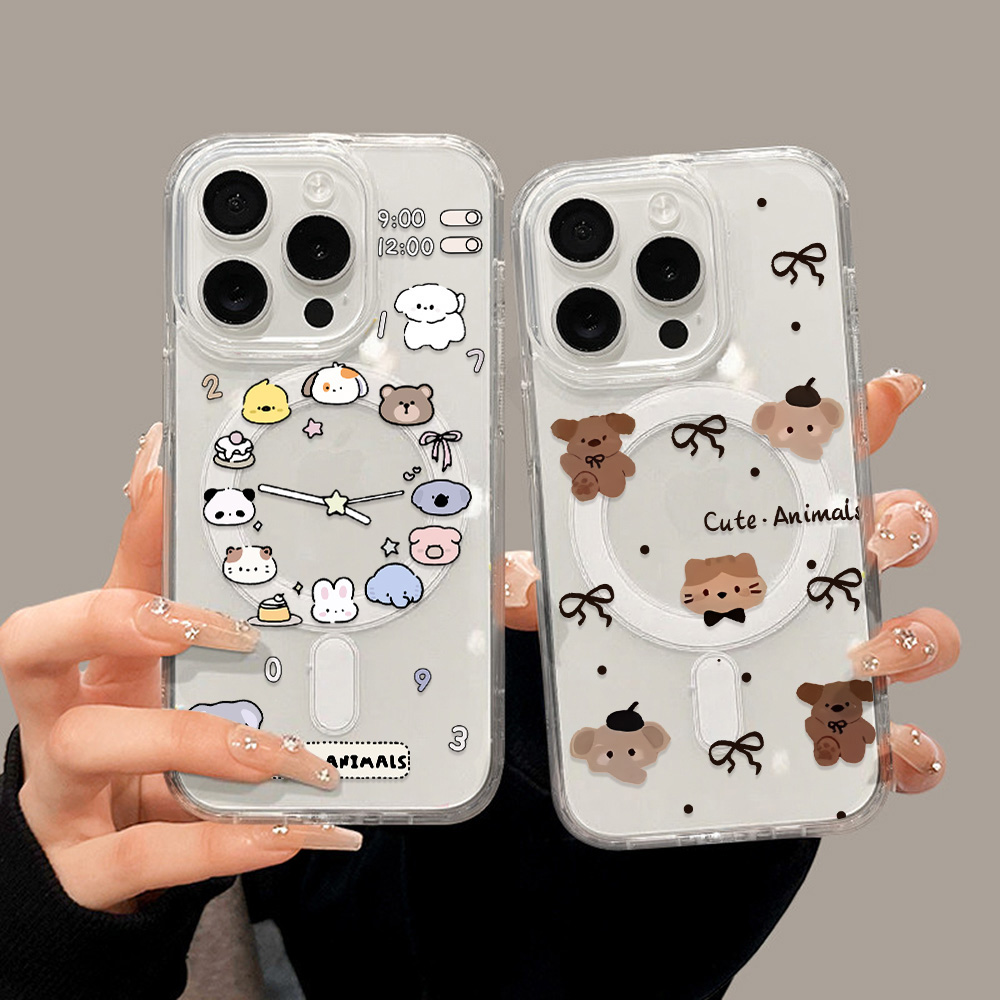 Cute Cartoon Animals Phone Cas - Phone Cases With Magsafe review and price