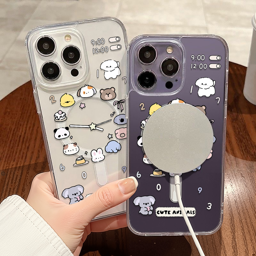 Cute Cartoon Animals Phone Cas - Phone Cases With Magsafe review and price