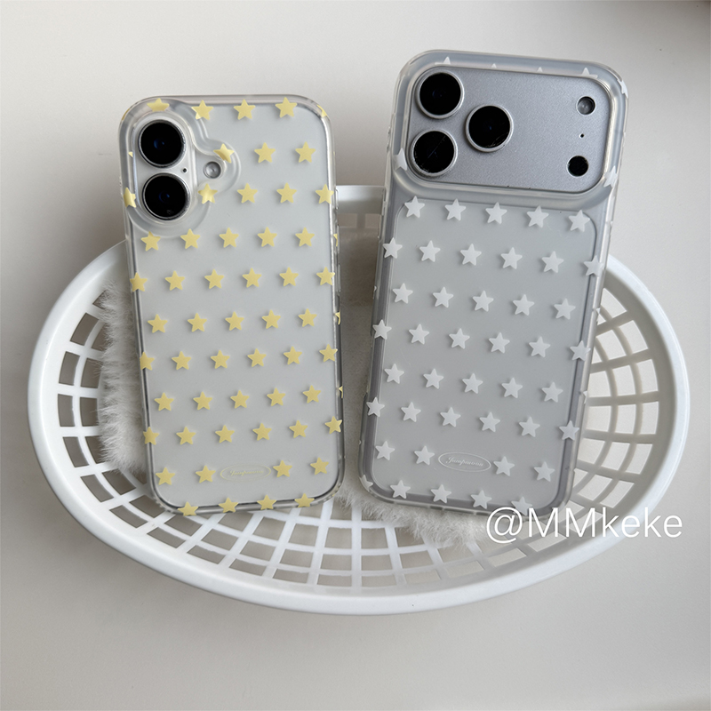 Korean Ins Yellow & White Star - Phone Cases Yellow review and price