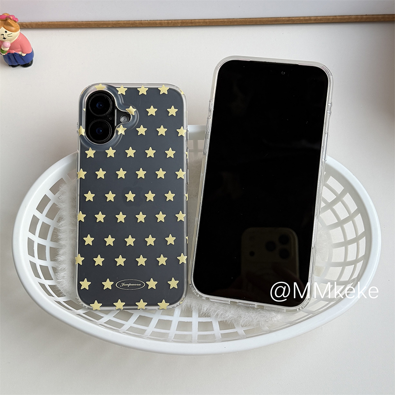 Korean Ins Yellow & White Star - Phone Cases Yellow review and price