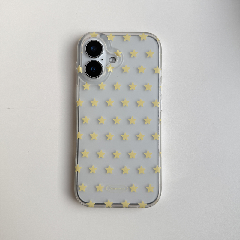Korean Ins Yellow & White Star - Phone Cases Yellow review and price