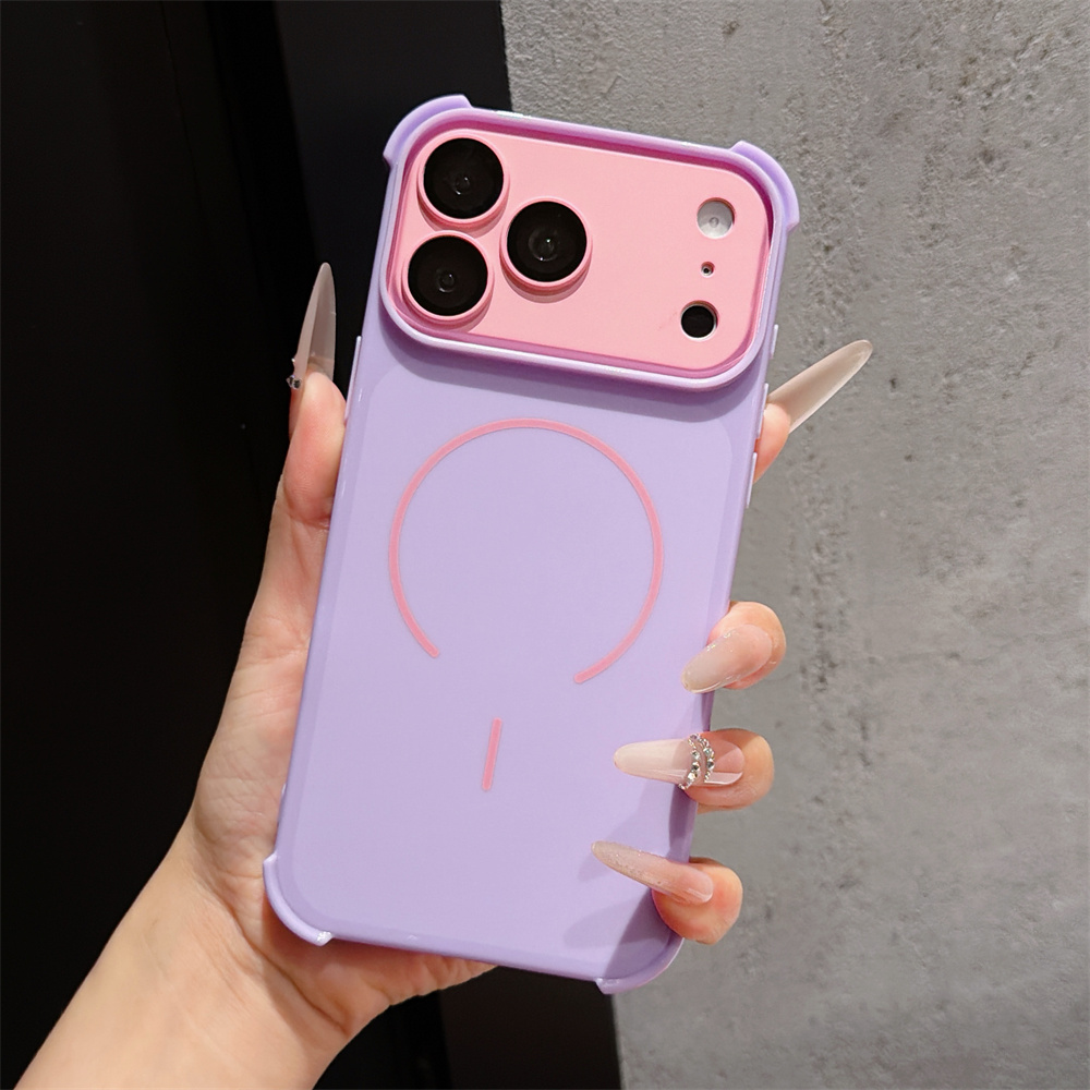 Contrast Color Armor Phone Cas - Phone Cases With Magsafe review and price