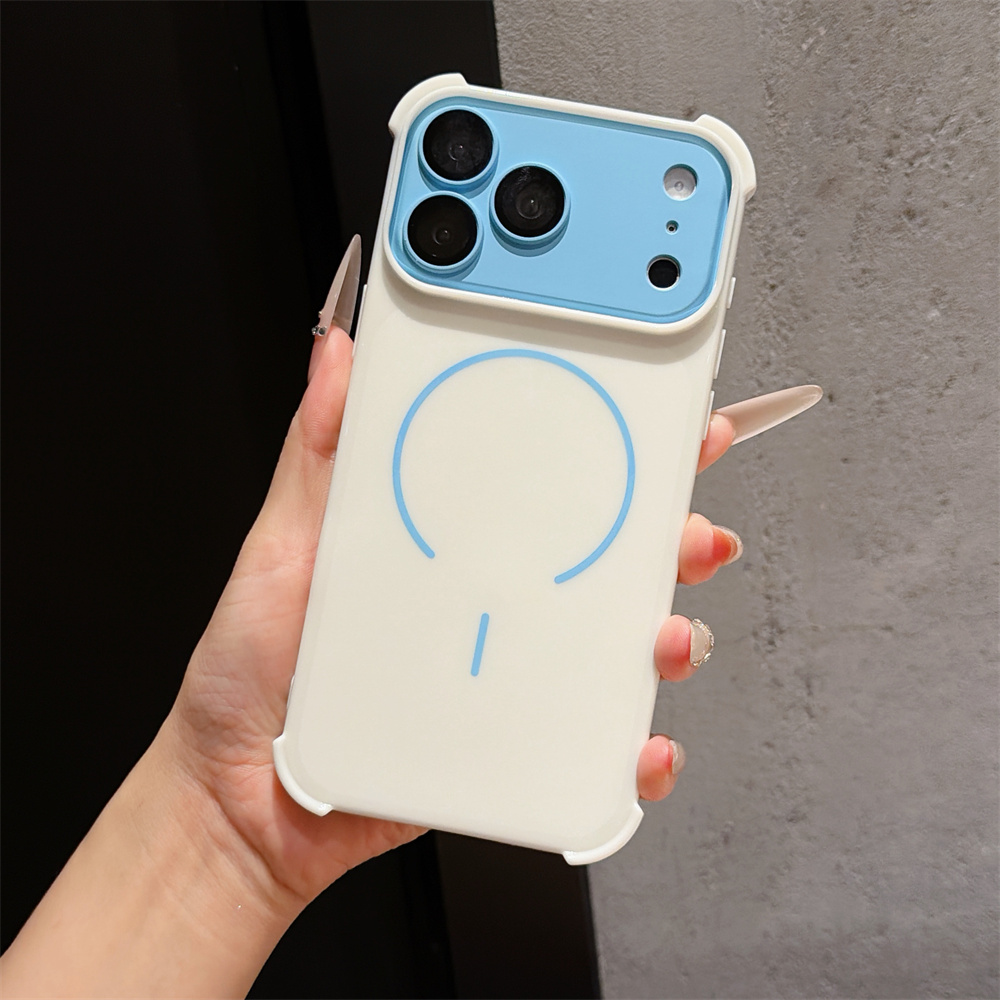Contrast Color Armor Phone Cas - Phone Cases With Magsafe review and price