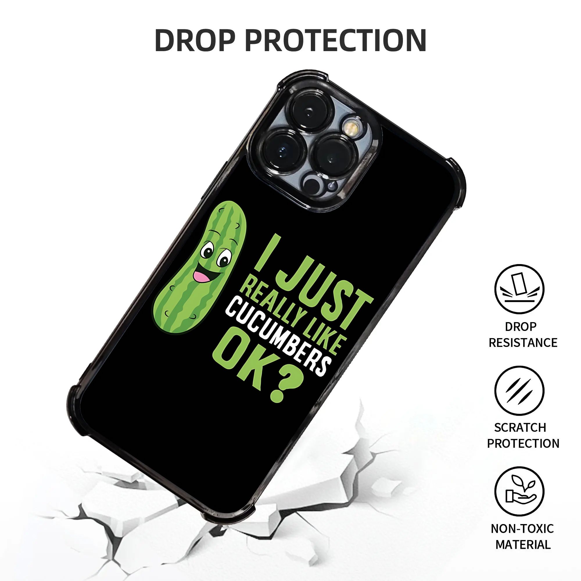 I Love Cucumbers OK Funny Quot - Phone Cases Quotes review and price