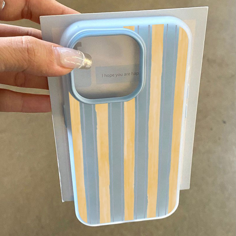 Stylish Yellow Striped Phone C - Phone Cases Yellow review and price