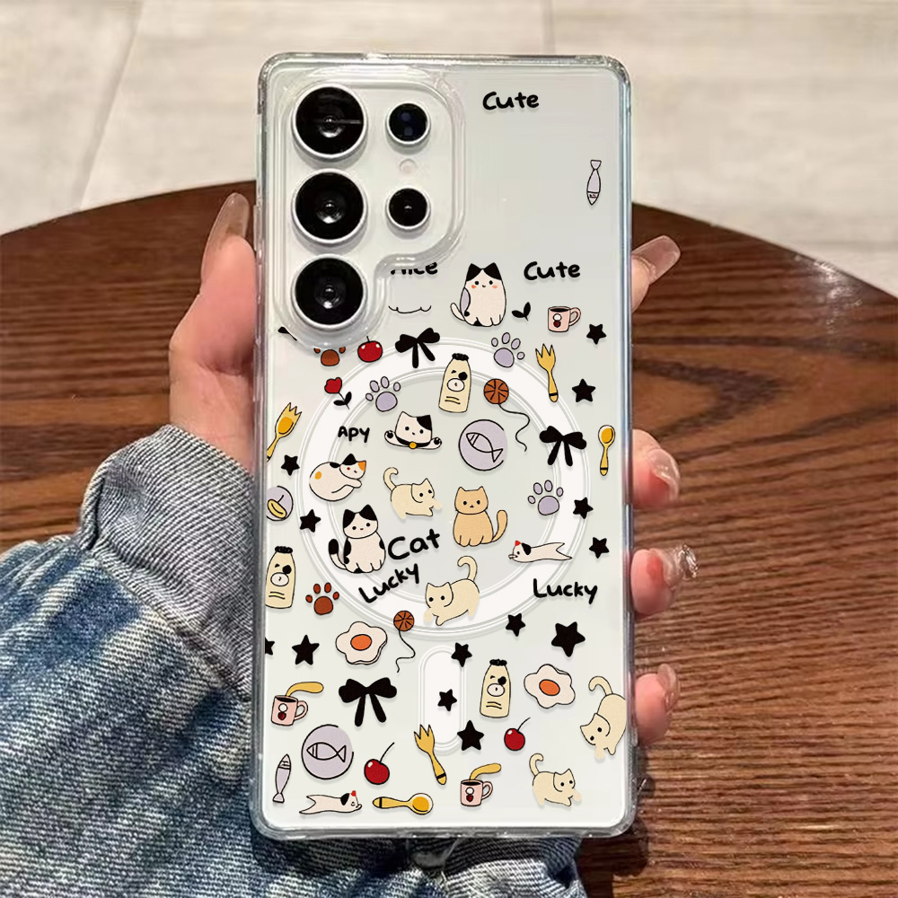 Cute Cat Magnetic Phone Case F - Phone Cases With Magsafe review and price