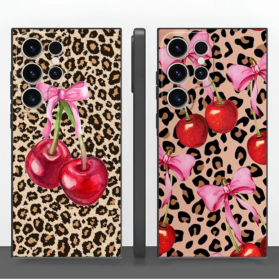 Leopard Cherry Funda Phone Cov - Phone Cases Cherry review and price