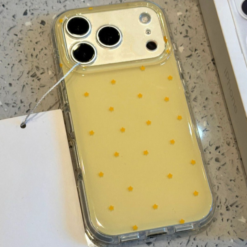 Fashion Yellow Star Pattern Ph - Phone Cases Yellow review and price
