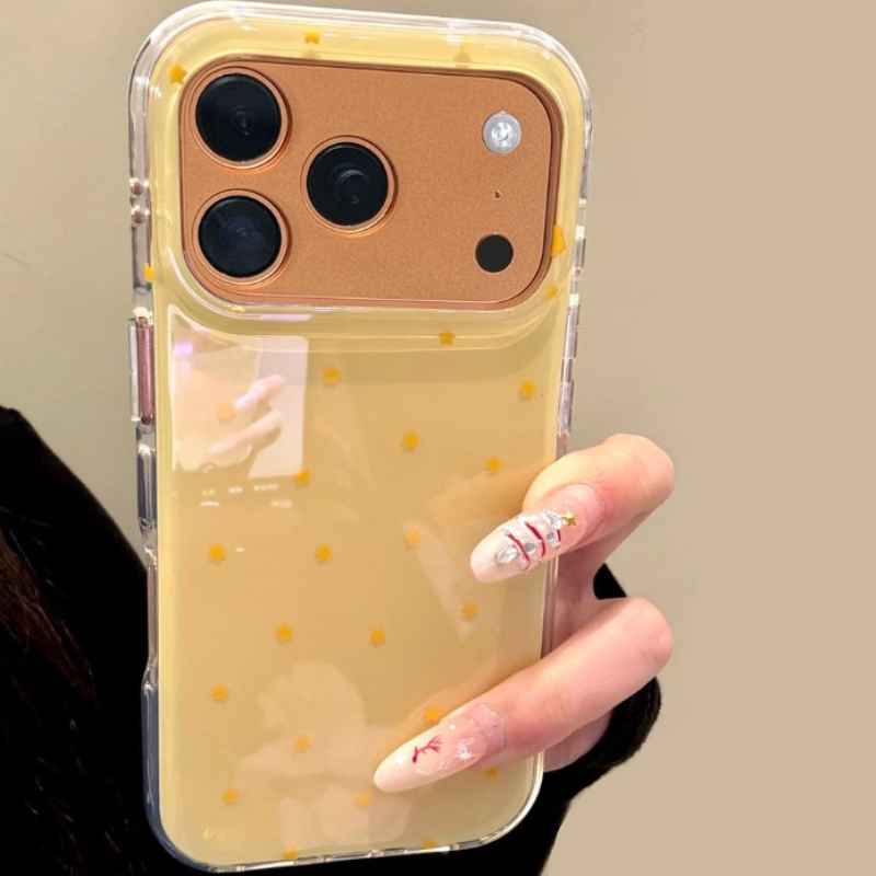 Fashion Yellow Star Pattern Ph - Phone Cases Yellow review and price