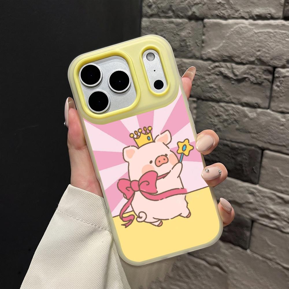 LuLu The Piggy Phone Case Clea - Phone Cases Yellow review and price