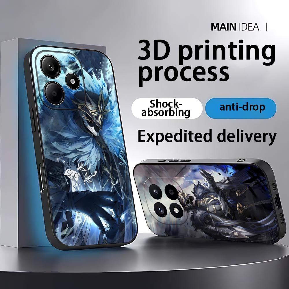 Genshin Impact Capitano Phone  - Phone Cases Black review and price