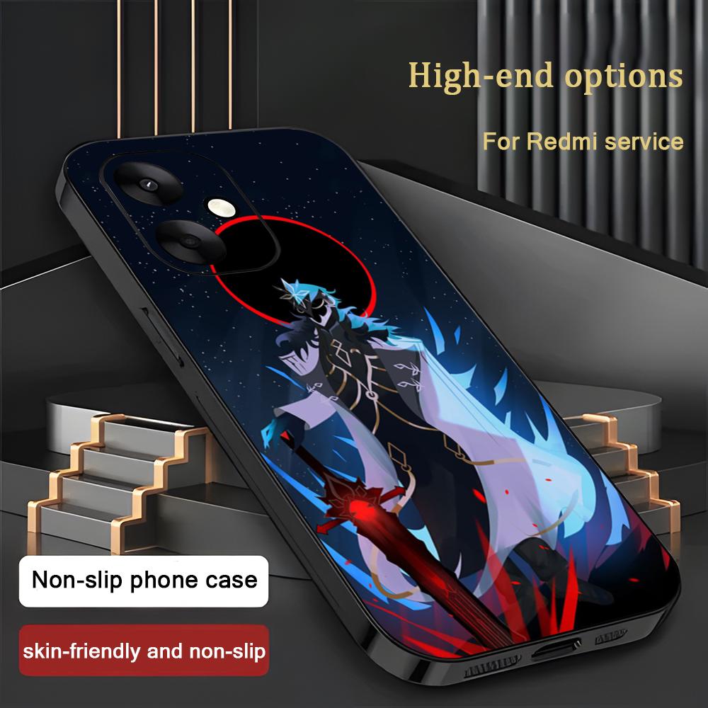 Genshin Impact Capitano Phone  - Phone Cases Black review and price