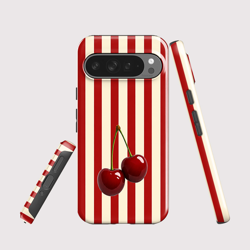 Fcicicase Cherry Stripe Patter - Phone Cases Cherry review and price