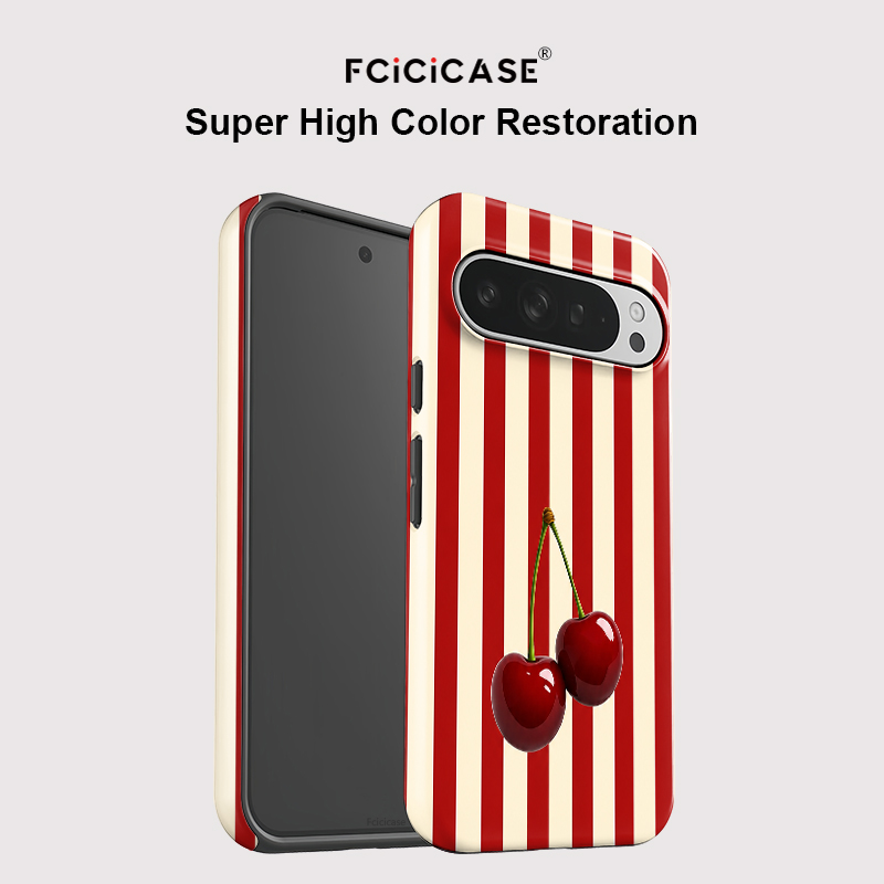 Fcicicase Cherry Stripe Patter - Phone Cases Cherry review and price