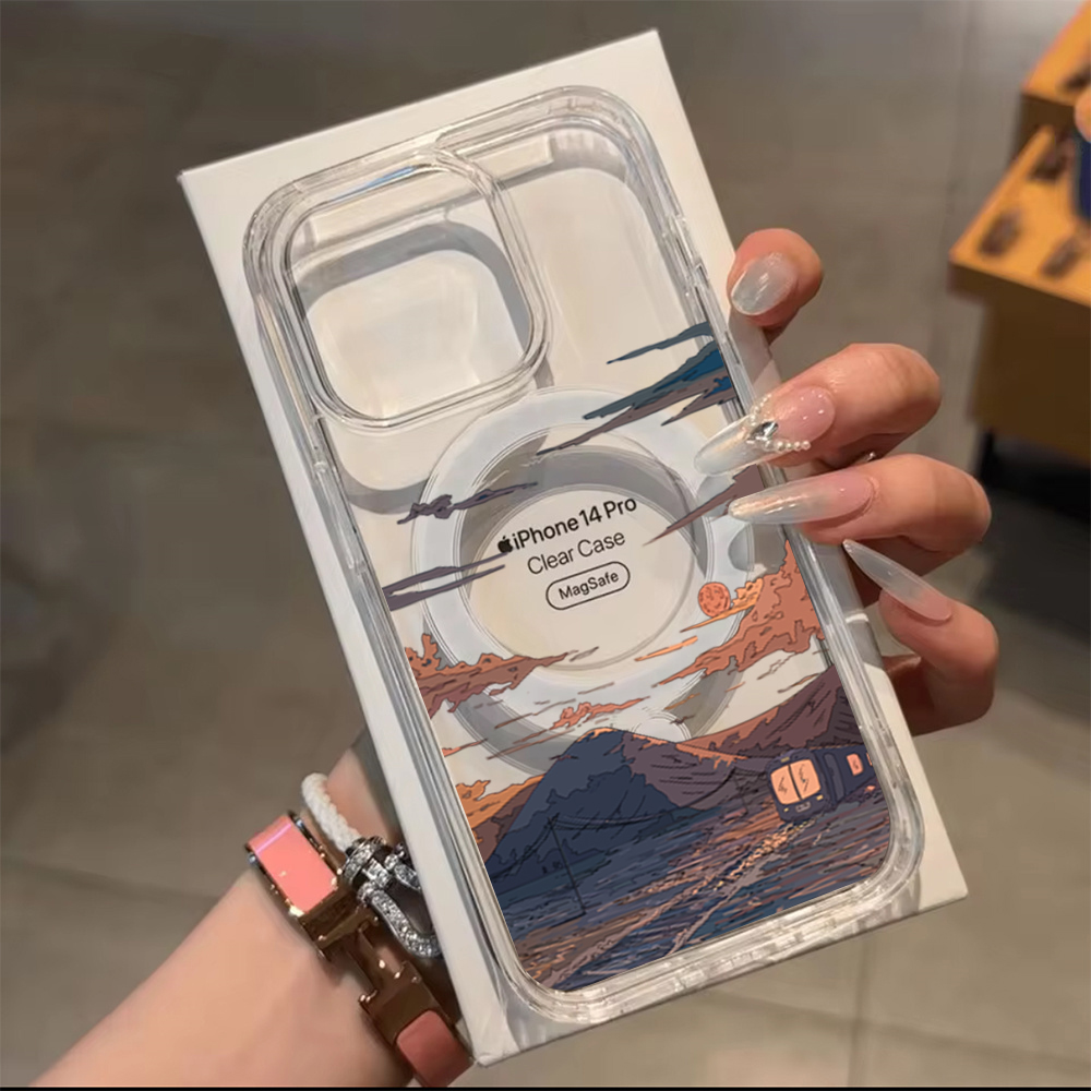 Sunset Pattern Fashion Phone C - Phone Cases With Magsafe review and price