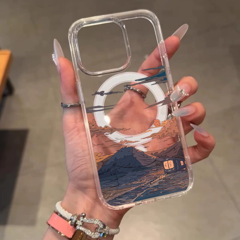 Sunset Pattern Fashion Phone C - Phone Cases With Magsafe review and price