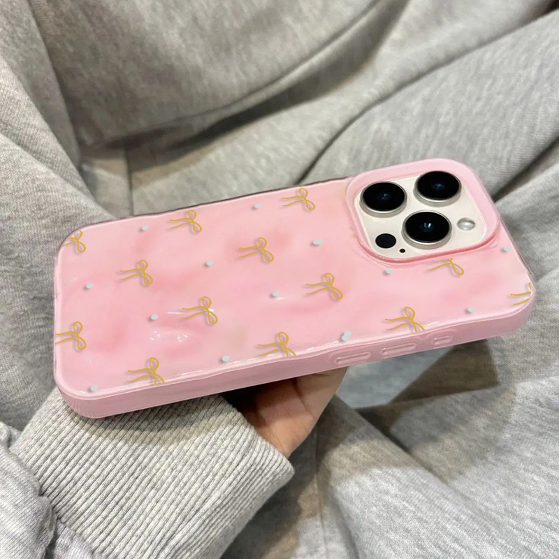 Cute Yellow Bow Trendy Pattern - Phone Cases Yellow review and price