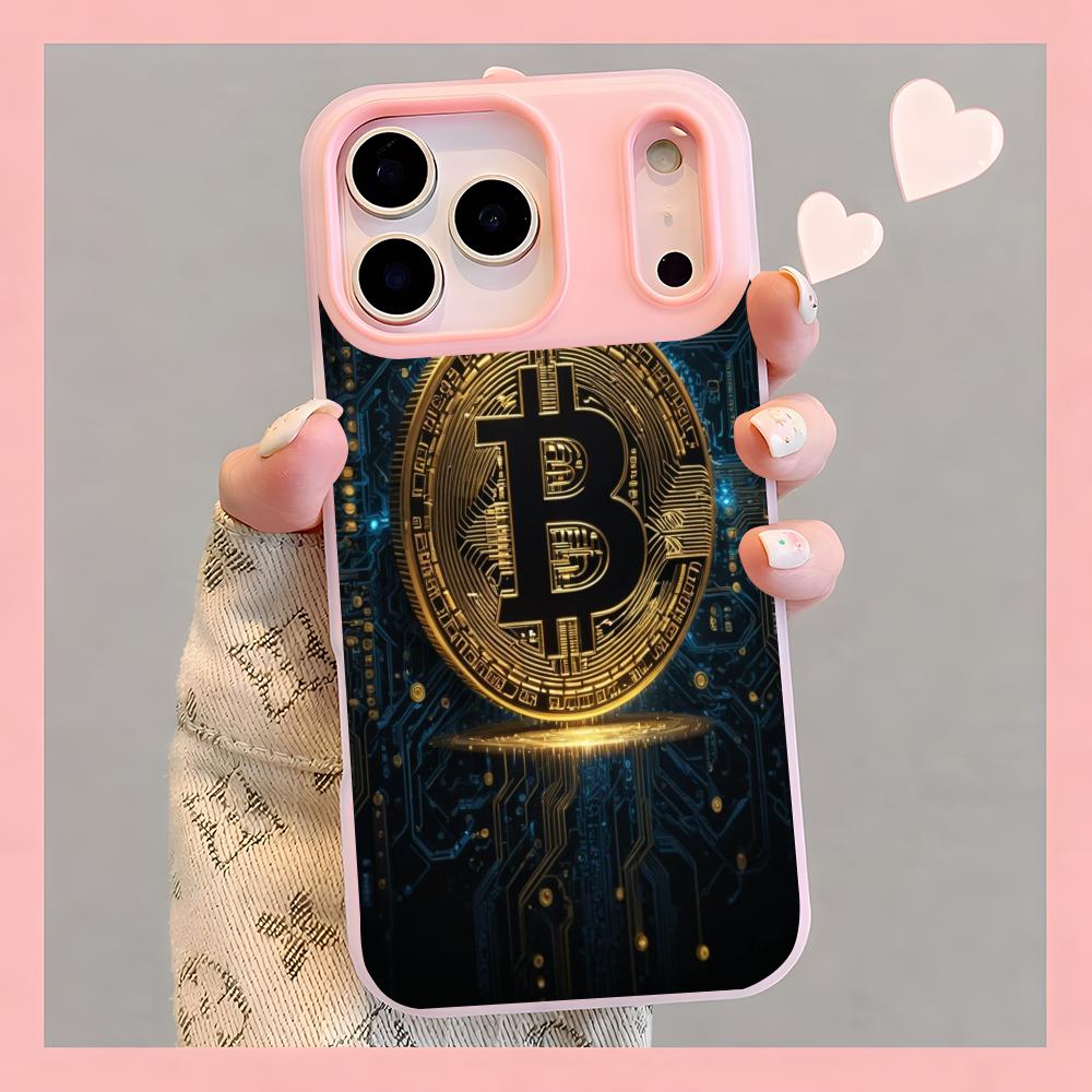 crypto theme Bitcoin Phone Cas - Phone Cases Yellow review and price