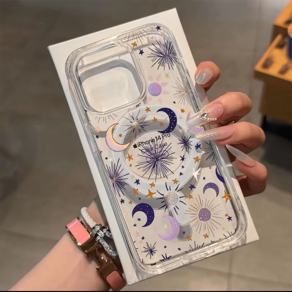 Romantic Sun Moon Stars Phone  - Phone Cases With Magsafe review and price