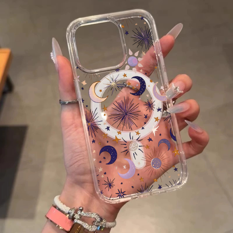 Romantic Sun Moon Stars Phone  - Phone Cases With Magsafe review and price