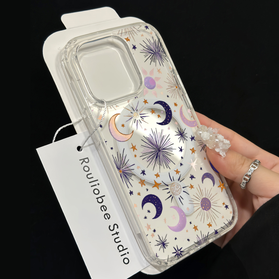 Romantic Sun Moon Stars Phone  - Phone Cases With Magsafe review and price