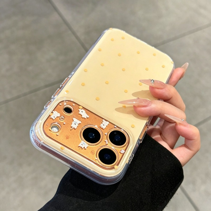 Fashion Cute Yellow Polka Dot  - Phone Cases Yellow review and price