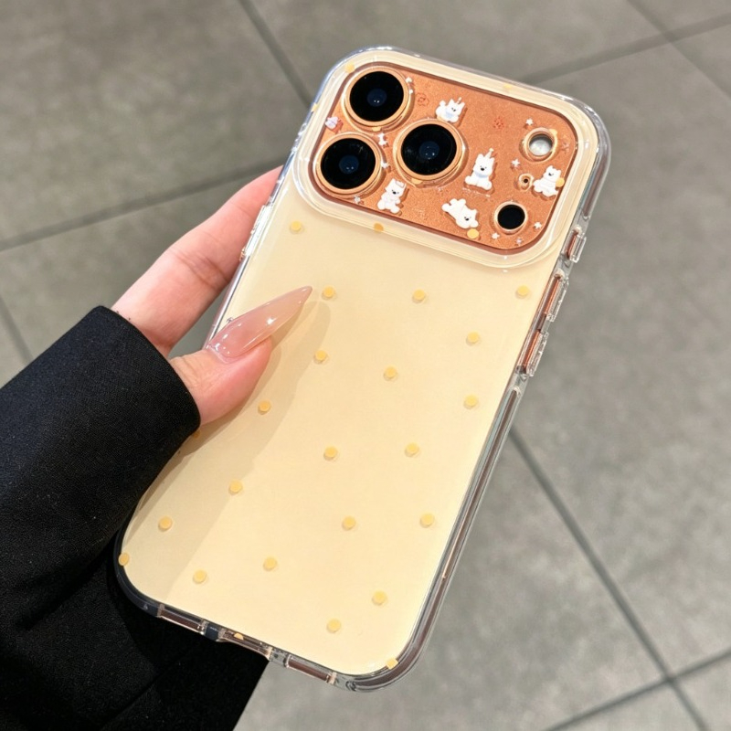 Fashion Cute Yellow Polka Dot  - Phone Cases Yellow review and price