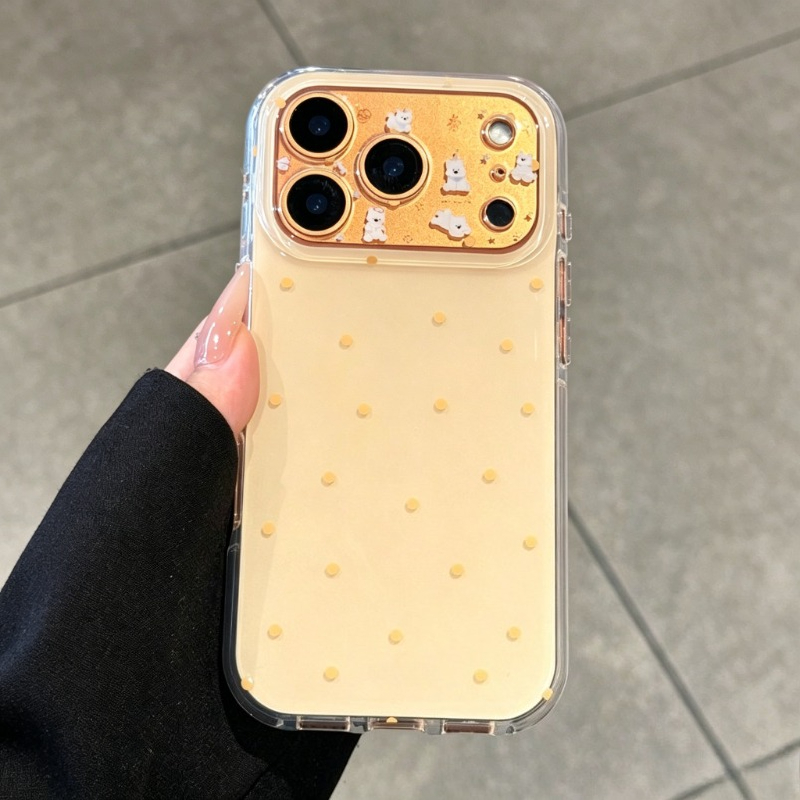 Fashion Cute Yellow Polka Dot  - Phone Cases Yellow review and price