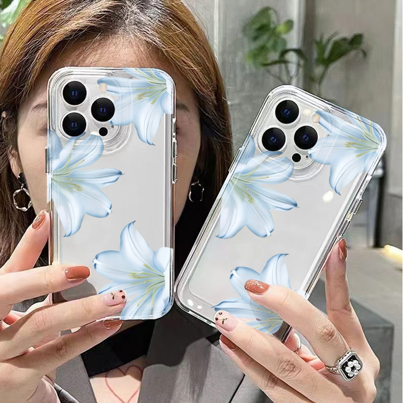 Fashion Exquisite White Lily F - Phone Cases Iphone 12 review and price