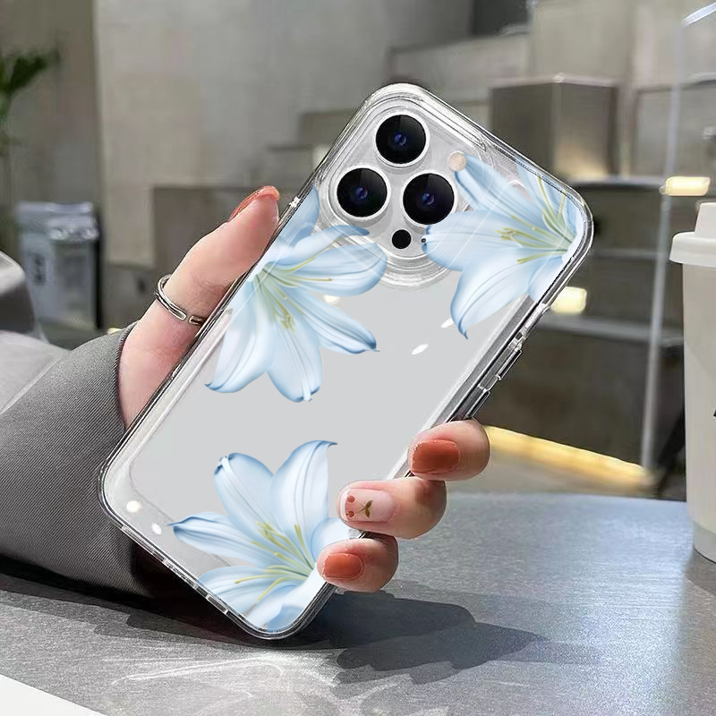 Fashion Exquisite White Lily F - Phone Cases Iphone 12 review and price